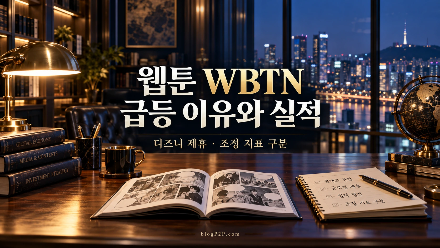 웹툰 WBTN 주가 급등과 실적