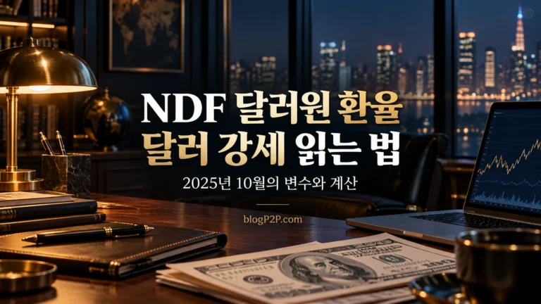 NDF 달러원 환율과 달러 강세 읽는 법을 안내하는 금융 서재