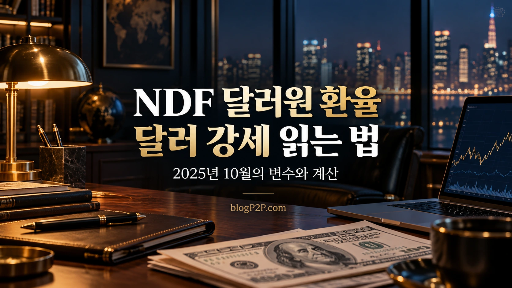 NDF 달러원 환율과 스왑포인트 비교