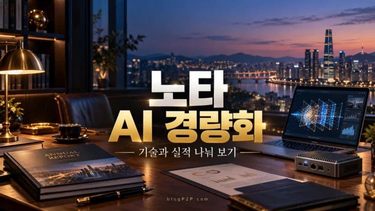 노타 주가 상승 이유와 AI 경량화 기술·실적을 안내하는 네이비 금융 서재