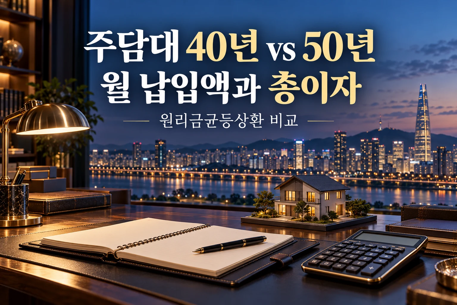 주담대 만기별 납입·이자 비교