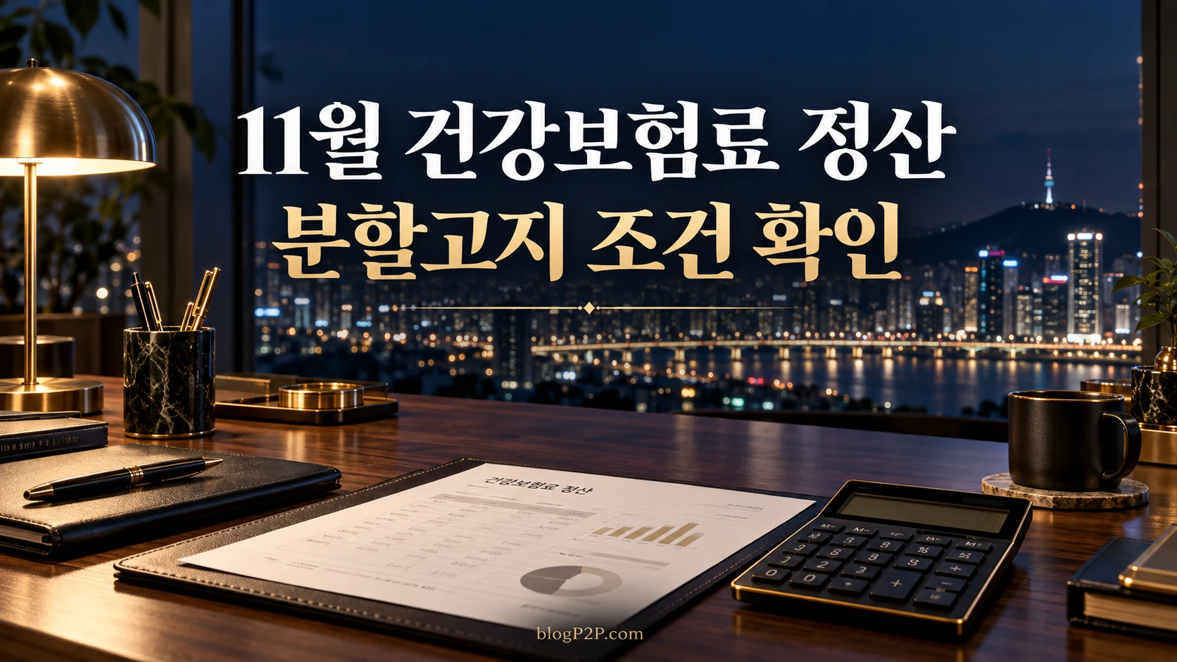 소득 조정 후 건강보험료 정산 안내