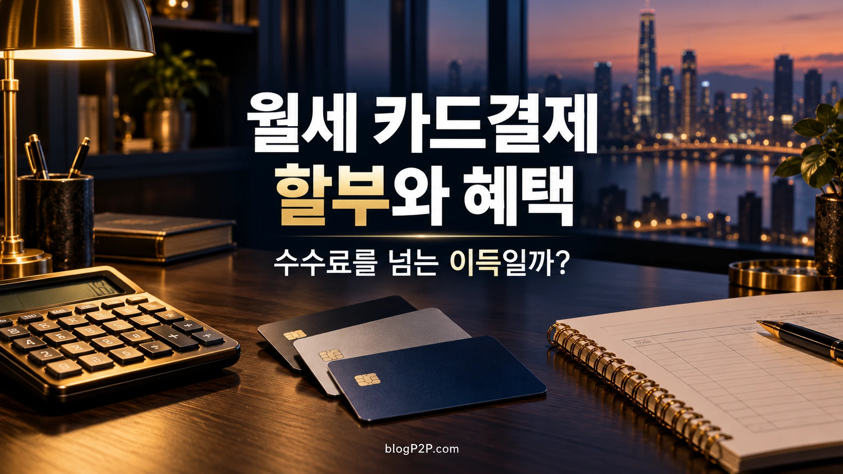 월세 카드결제 할부와 혜택