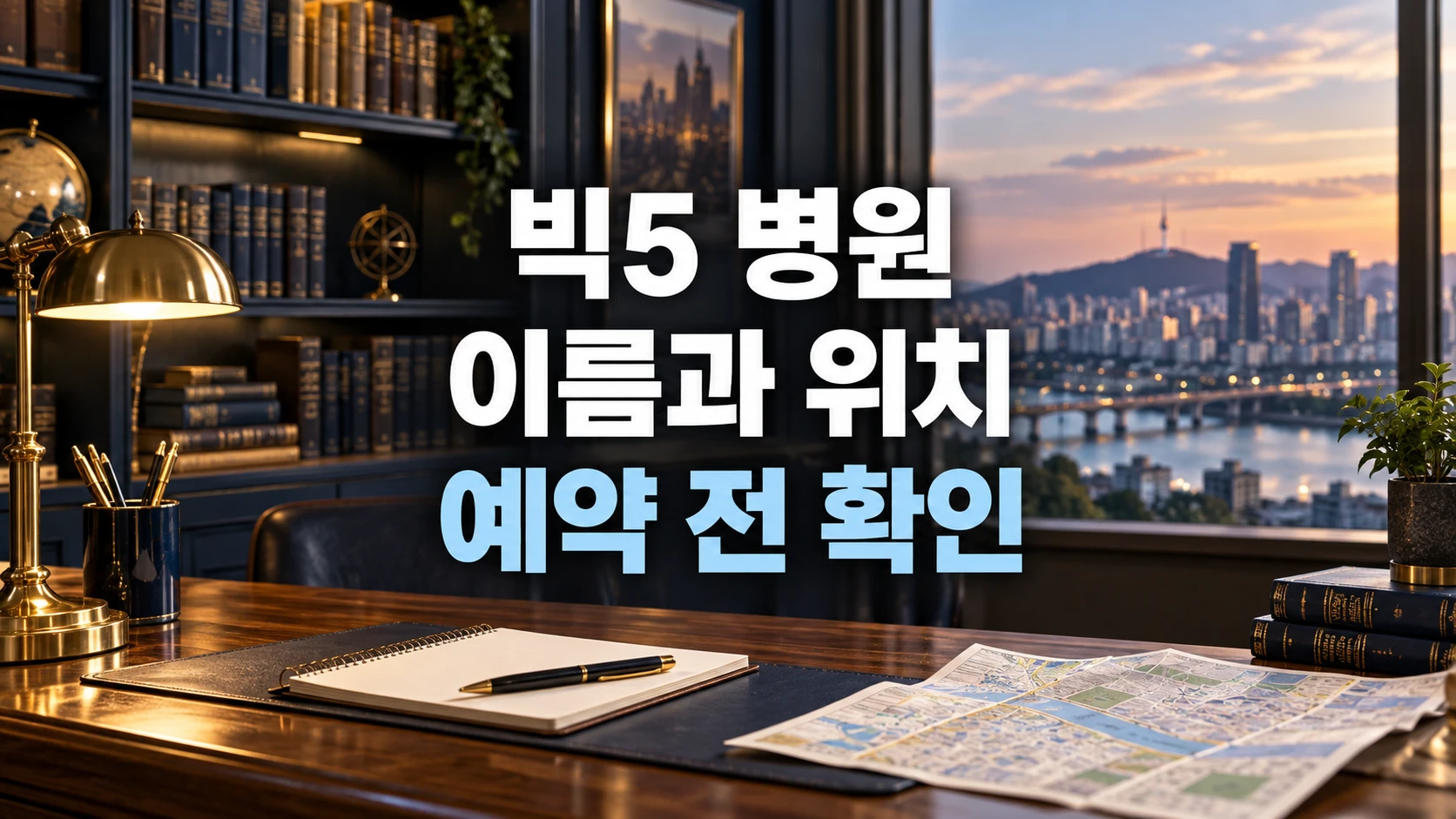 빅5 병원 이름과 위치 및 예약 전 확인 안내