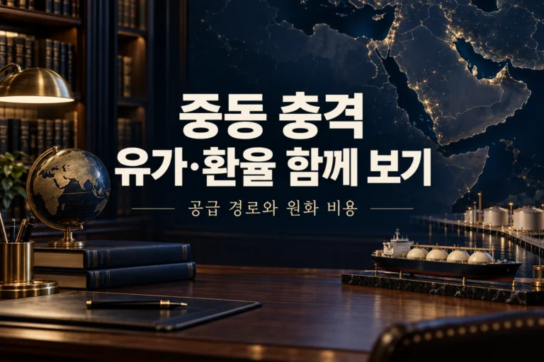 미국 이란 핵시설 폭격 이후 공급 경로와 유가·환율을 함께 살피는 네이비 금융 서재