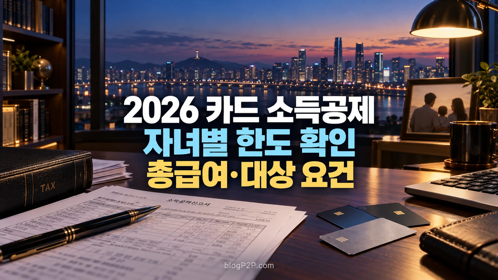 2026년 자녀별 카드 소득공제 한도 확인