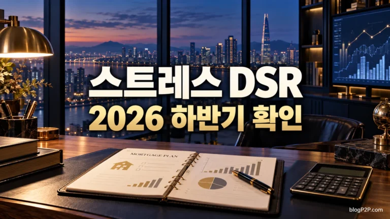 2026년 하반기 스트레스 DSR 적용 기간 확인을 위한 금융 서재