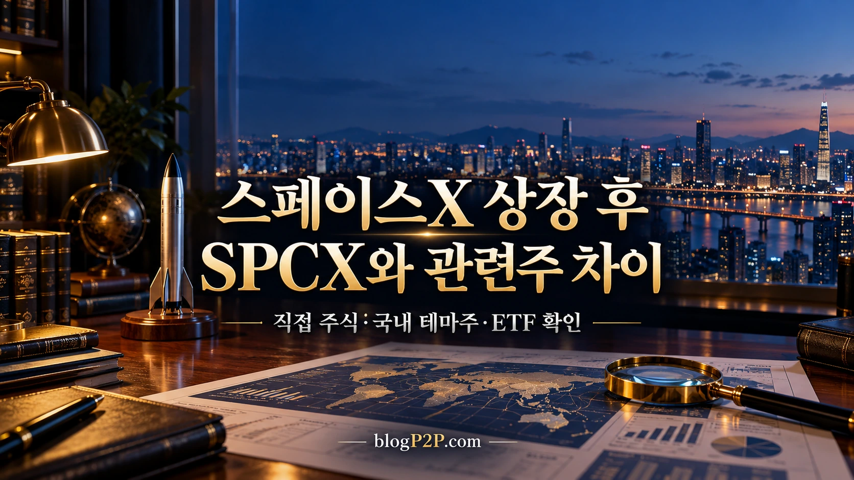 스페이스X 상장 후 SPCX와 국내 관련주 차이를 안내하는 금융 서재