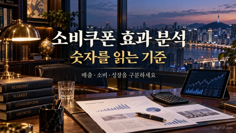 소비쿠폰 효과 분석의 숫자를 읽는 기준을 안내하는 금융 서재