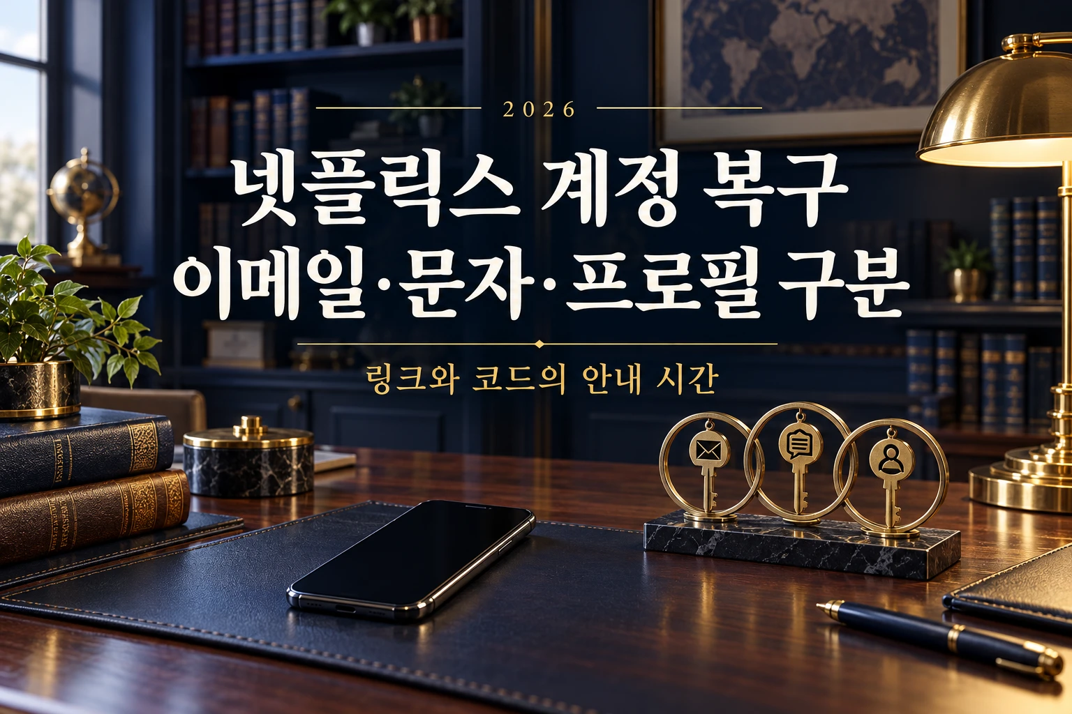 2026 넷플릭스 계정 복구의 이메일 문자 프로필 구분