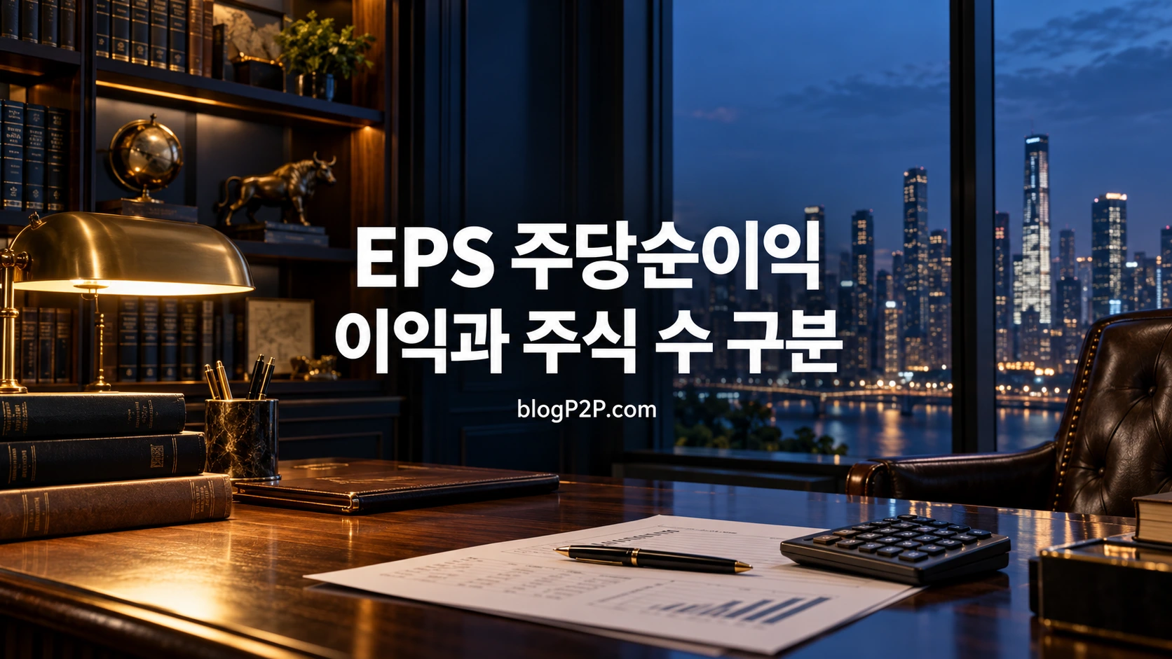EPS 주당순이익의 이익 범위와 주식 수를 구분하는 안내