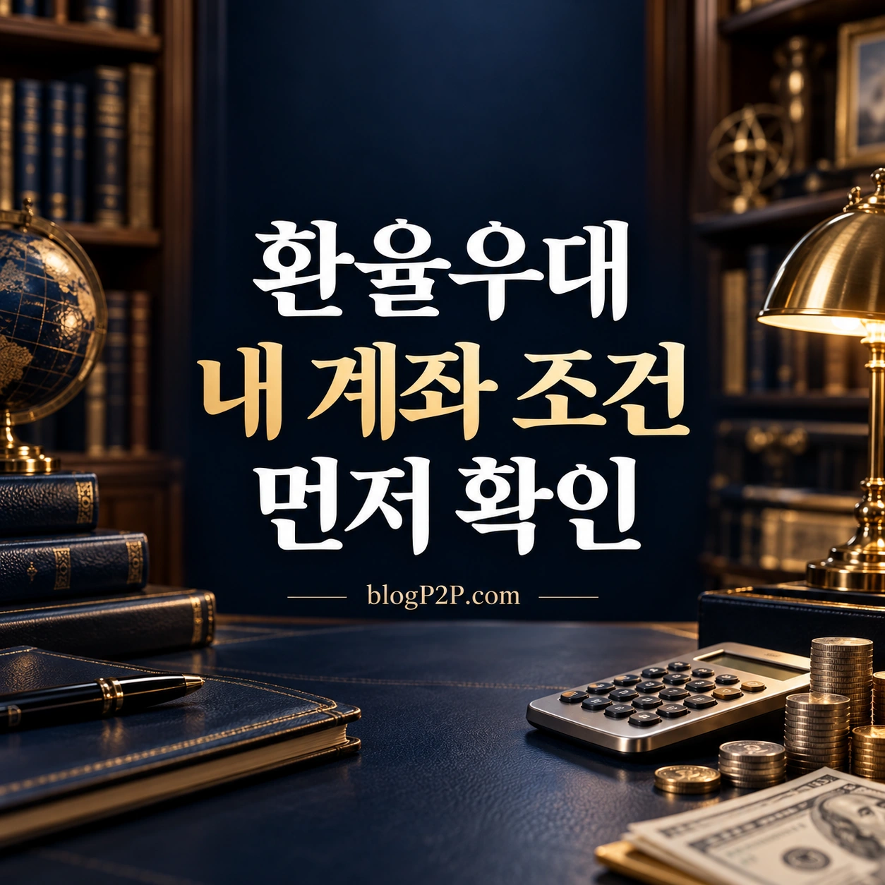 환율우대와 환전 비용을 구분하는 안내