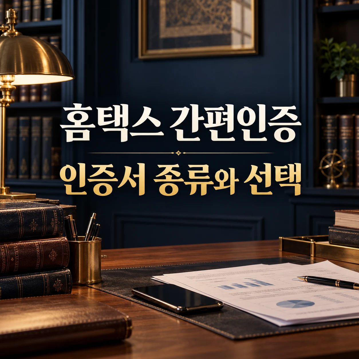 홈택스 간편인증서 선택과 로그인 안내