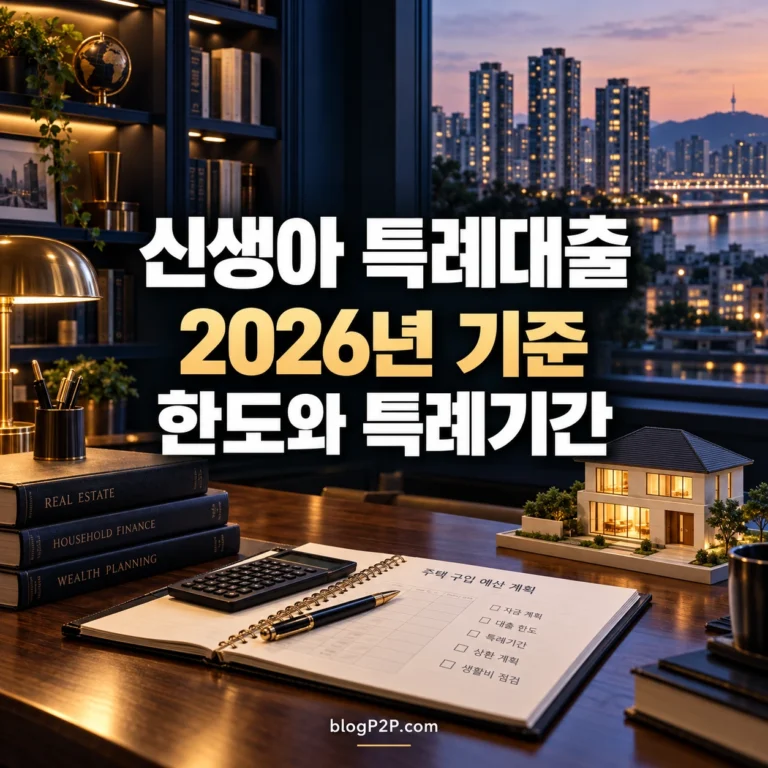 2026년 신생아 특례대출의 한도와 특례금리 기간