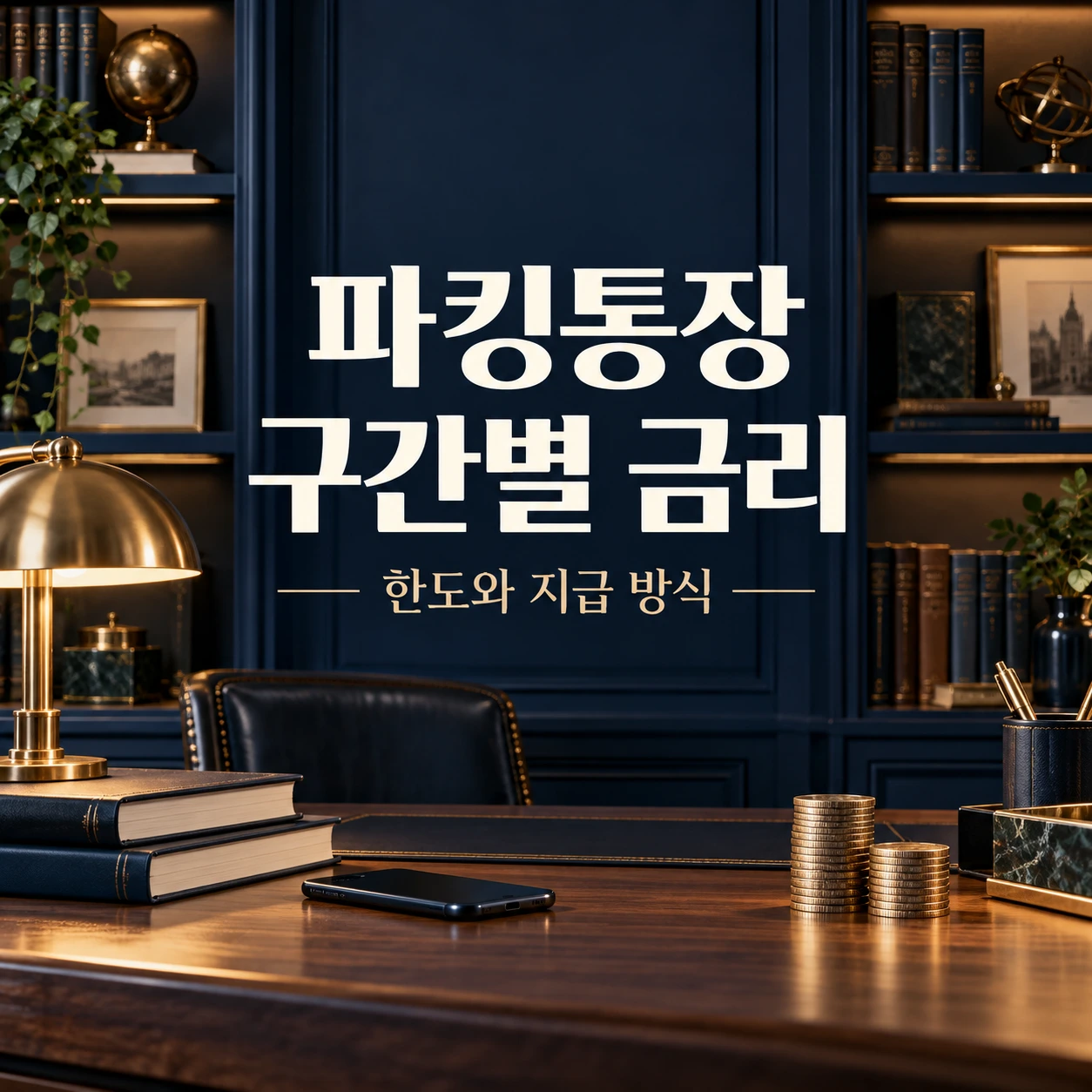 파킹통장의 구간별 금리와 한도·지급 방식을 살펴보는 네이비 금융 서재