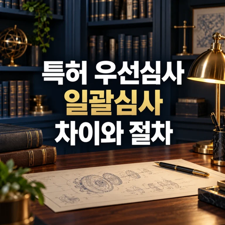 특허 우선심사와 일괄심사의 차이와 절차를 안내하는 네이비 금융서재 이미지