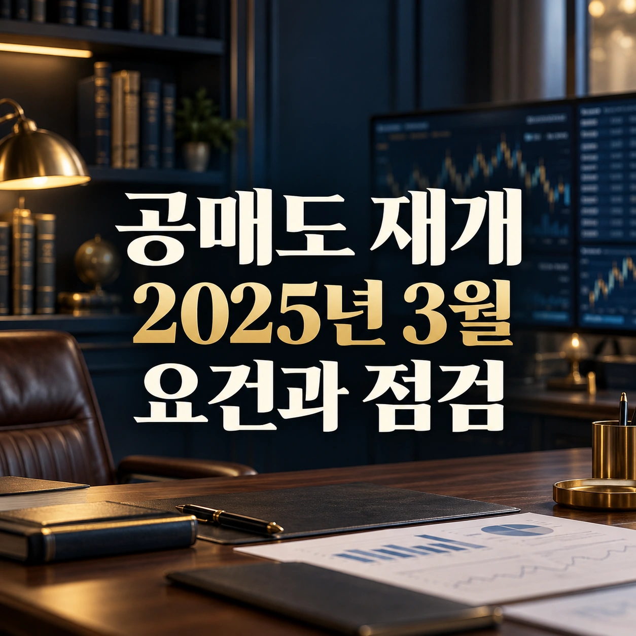 2025년 3월 공매도 재개의 요건과 점검