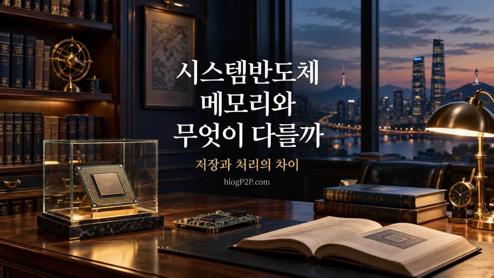 시스템반도체와 메모리의 역할을 설명하는 금융 서재