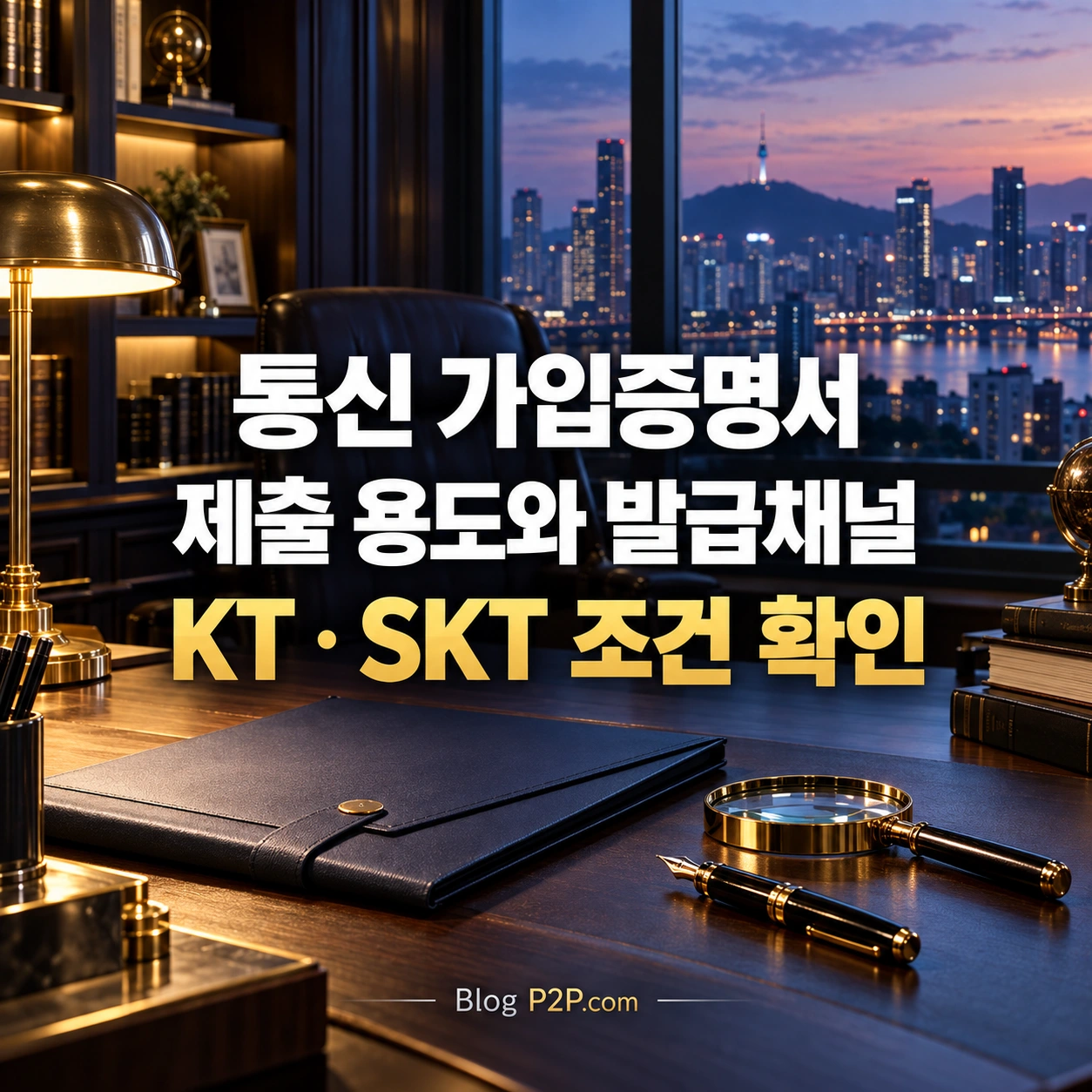 통신 가입증명서 제출 용도와 KT·SKT 발급채널 조건 확인