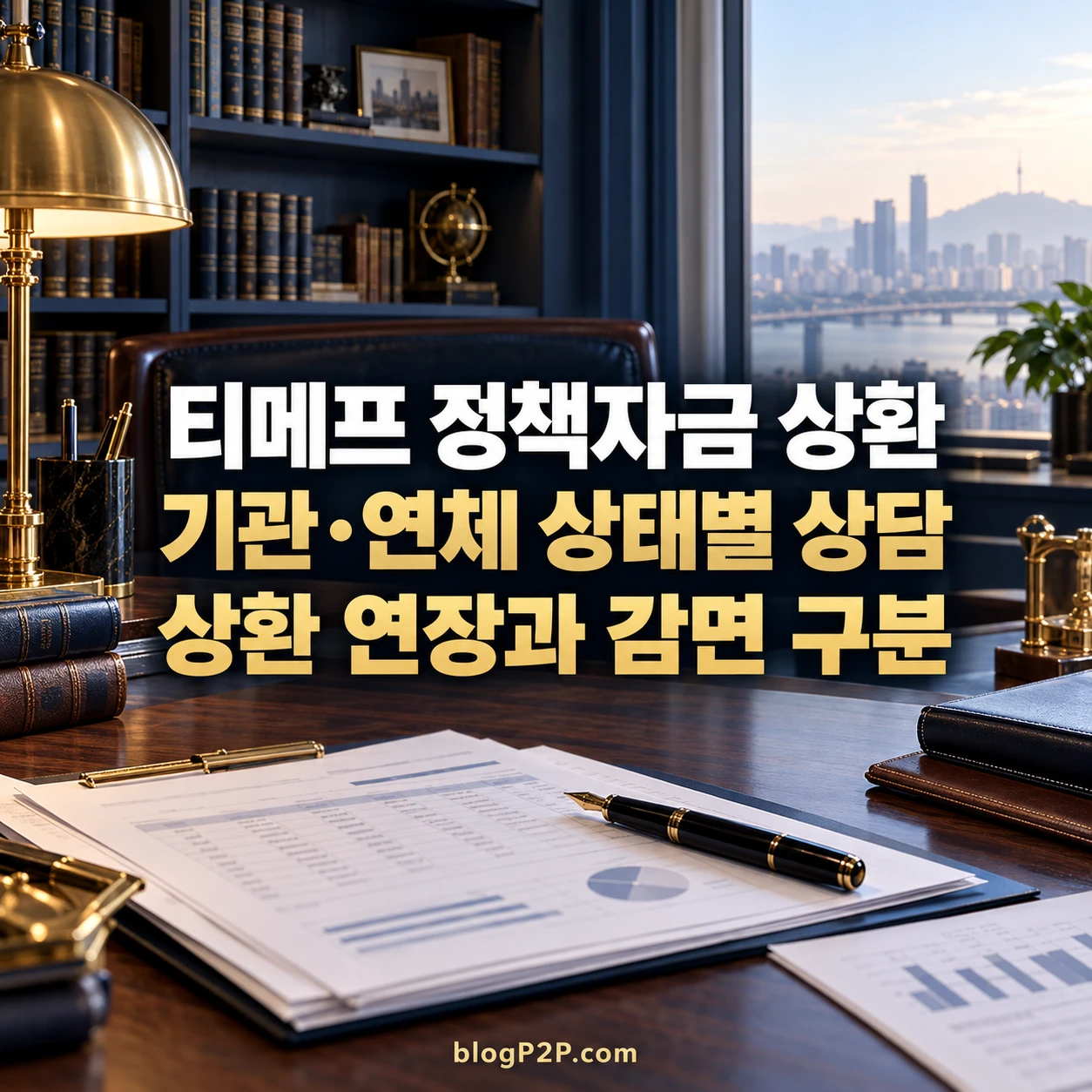 티메프 정책자금 상환을 기관·연체 상태별로 상담하는 금융 서재