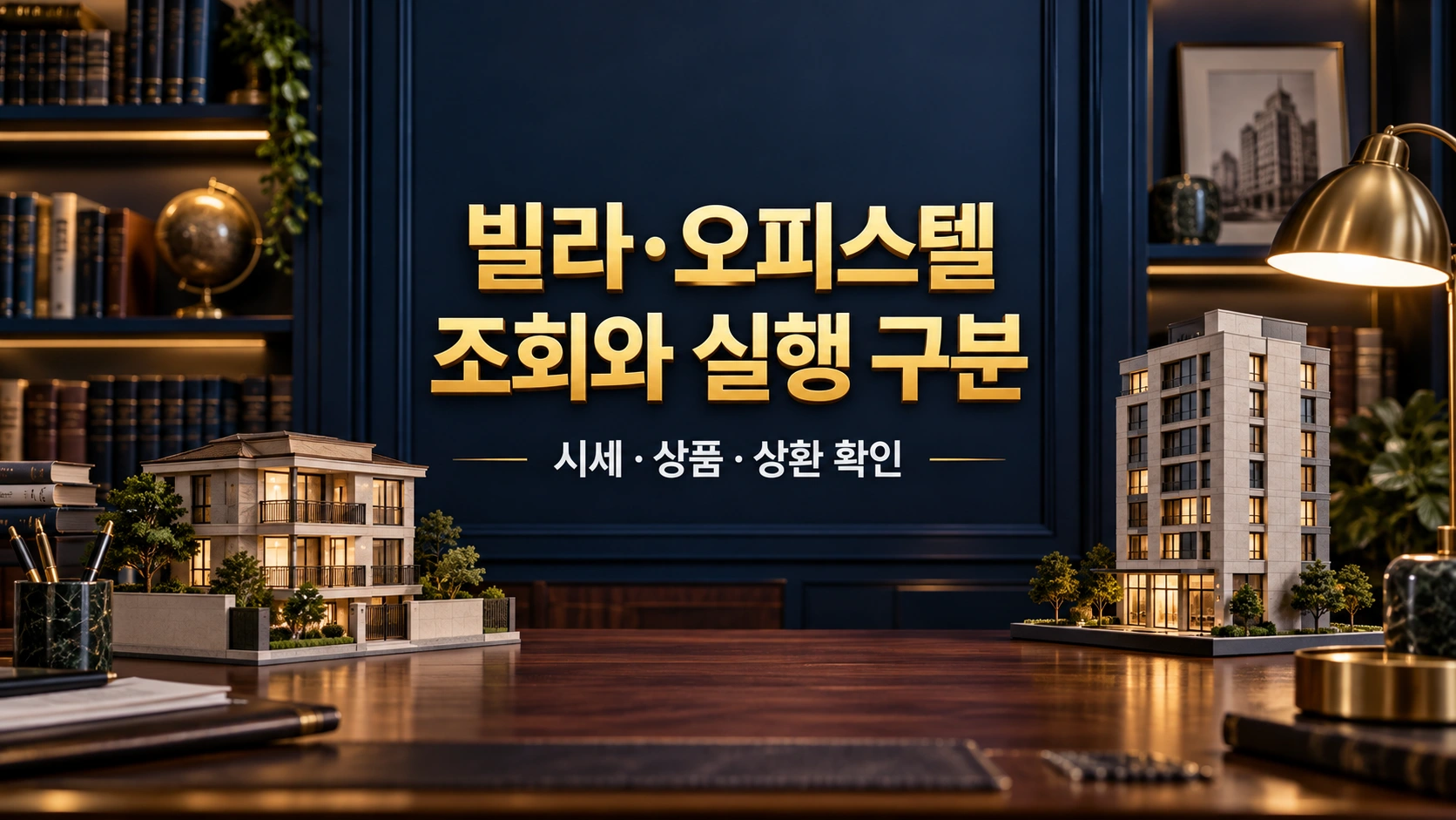 빌라와 오피스텔 대출의 조회와 실행을 구분하고 시세·상품·상환을 확인하는 안내
