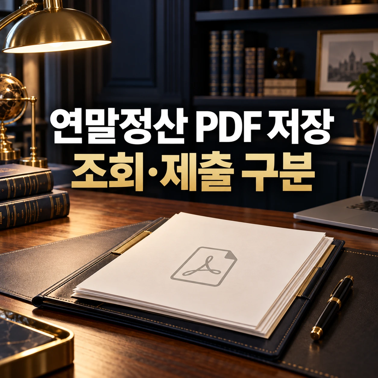 연말정산 간소화 자료 저장과 회사 제출을 구분하는 금융 서재