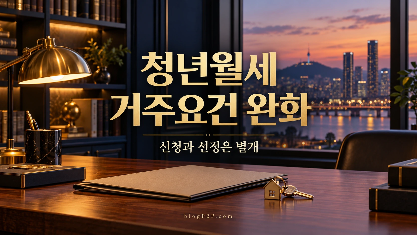 청년월세 거주요건 완화: 신청과 선정은 별개